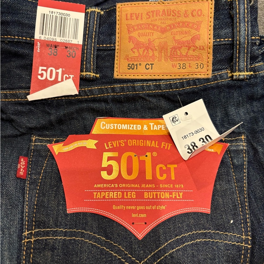 Levi's 501 CT Men's Jeans - Dark Blue 38x30